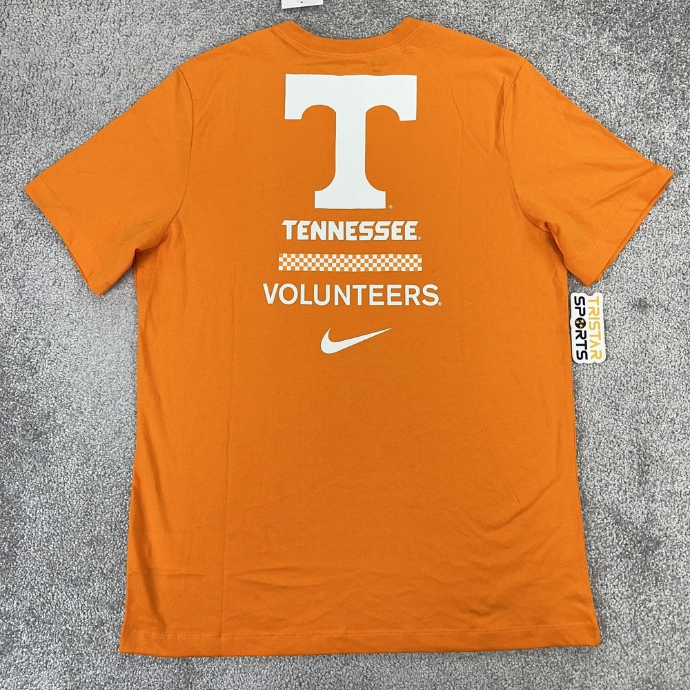Tennessee Volunteers Shirt Mens Large Orange NCAA Football Nike Dri Fit UT Vols